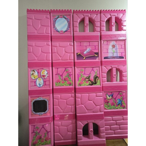 Mega Bloks GIANT DISNEY CASTLE Deluxe Pink Pretend Play- RARE HTF- READ INFO - Picture 11 of 16